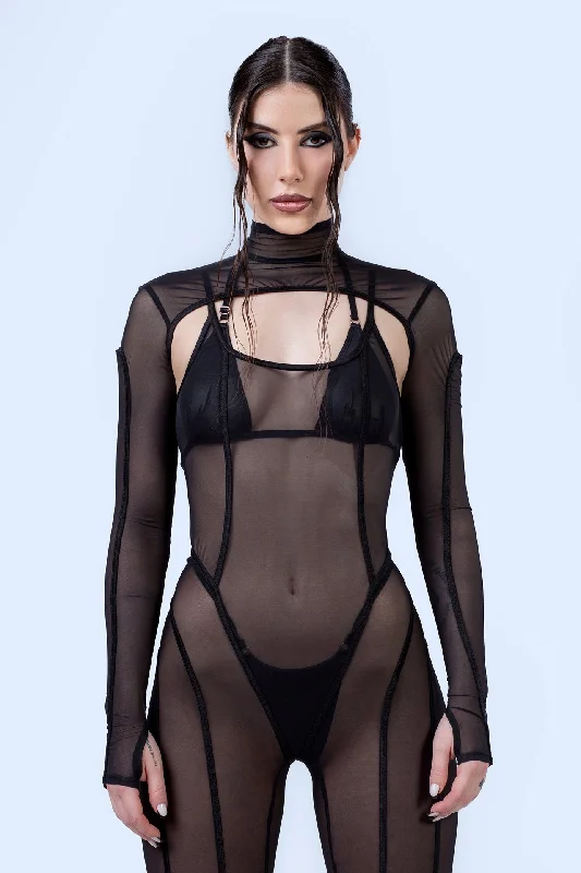 After Dark 2-Piece Mesh Catsuit