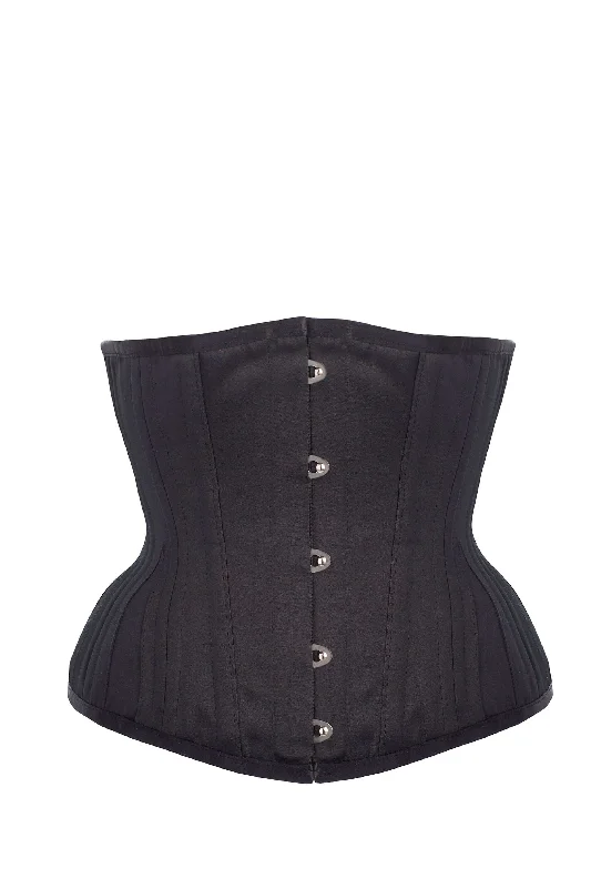 Black Waist Training Underbust Corset