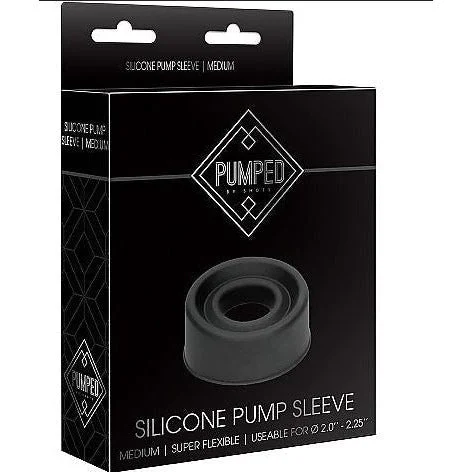 Pumped Silicone Pump Sleeve Med by Shots