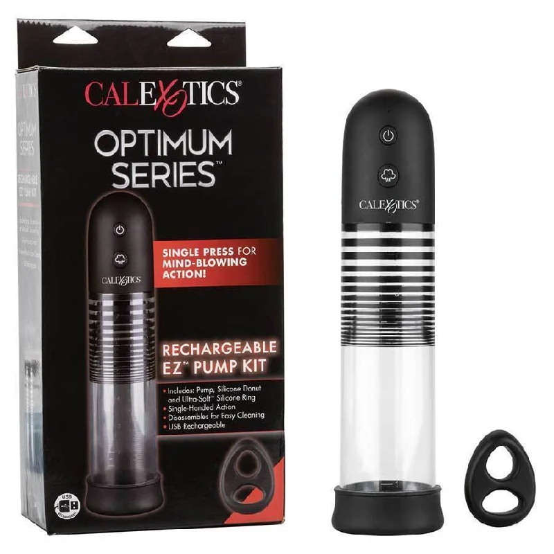 Rechargeable EZ Electric Penis Pump Kit Optimum Series by Cal Exotics