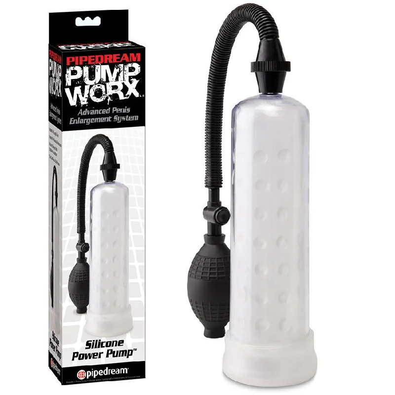 Silicone Penis Power Pump Clear Dick Pump by Pump Worx