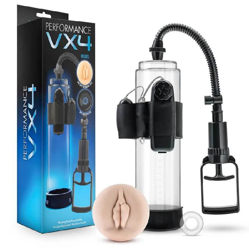 Vibrating Performance VX4 Penis Pump Erection Enhancement System by Blush Novelties