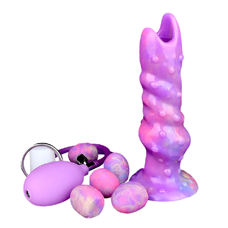 Firefly - 8 Inch Ovipositor Dildo - Glow In The Dark Alien Dildo - Egg Laying Kink