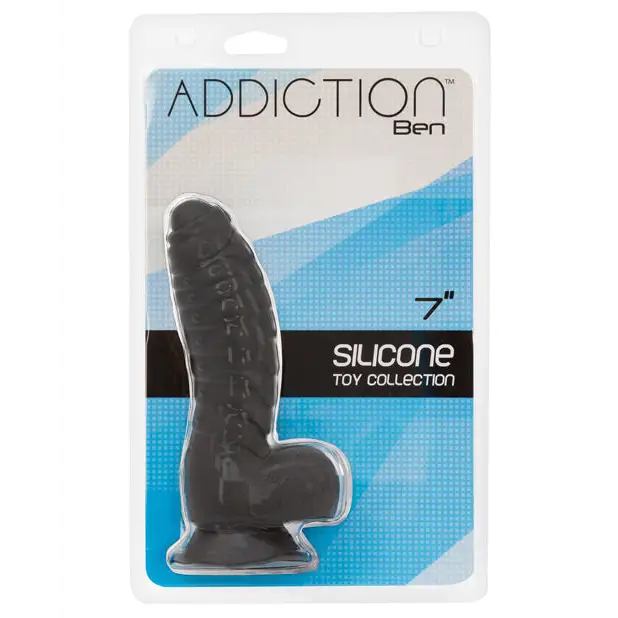 Addiction Ben 7" Dildo - Black