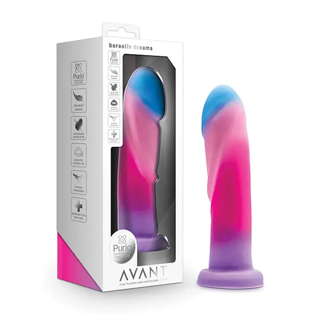 Blush Avant Borealis Dreams Silicone Dildo - Cotton Candy