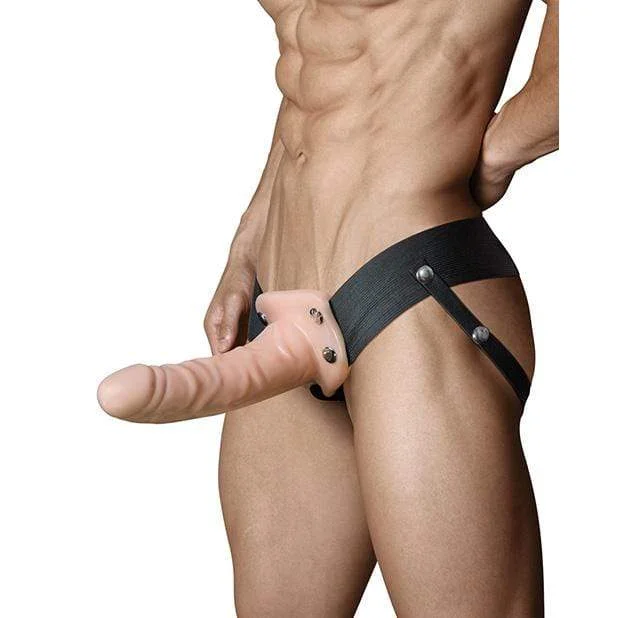 Blush Novelties - Dr Skin Hollow Strap On 6" (Beige)