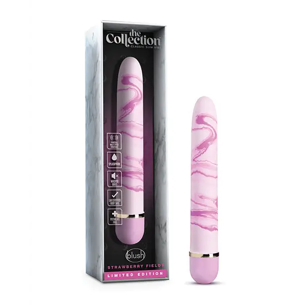 Blush The Collection Strawberry Fields Slimline Vibrator Pink