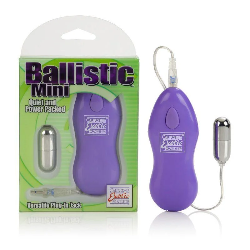 California Exotics - Ballistic Mini Remote Bullet Vibrator (Purple)