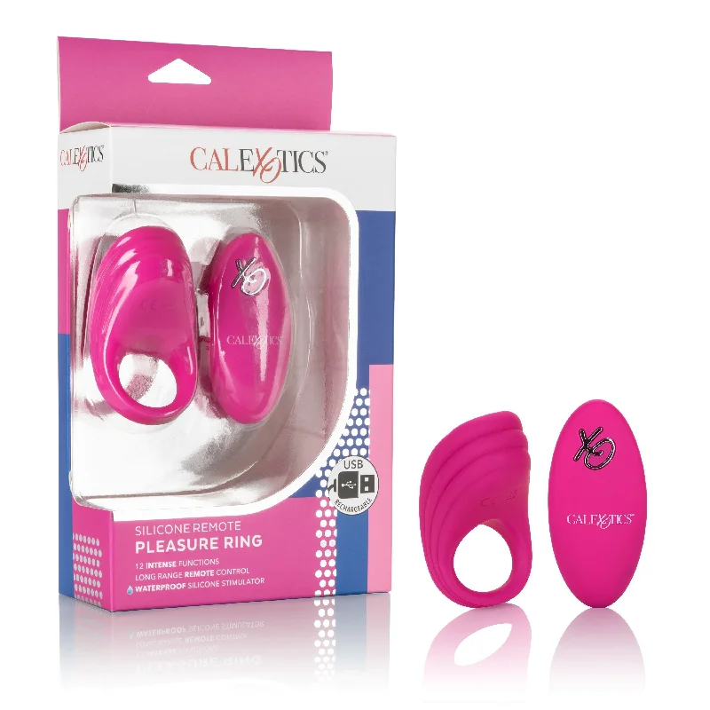 California Exotics - Silicone Remote Pleasure Cock Ring (Pink)