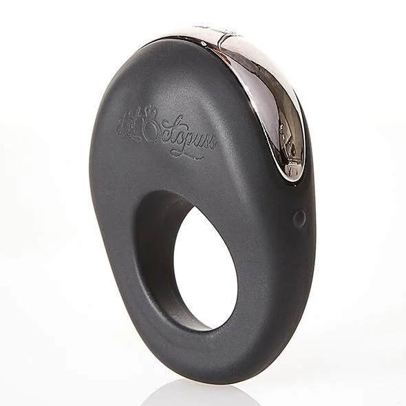 Hot Octopuss - Atom Rechargeable Silicone Cock Ring (Black)