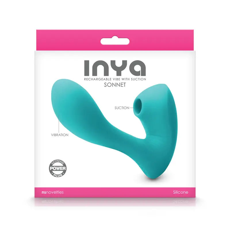 INYA Sonnet Rechargeable Vibe with Suction Black