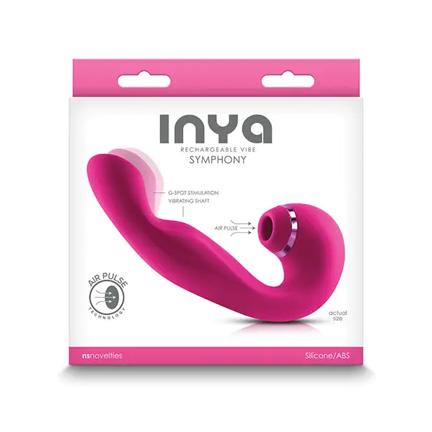 INYA Symphony Rechargeable Vibe with Suction Pink