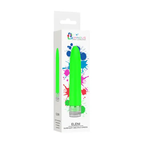 Luminous Eleni 10-Speed Slimline Vibrator Green