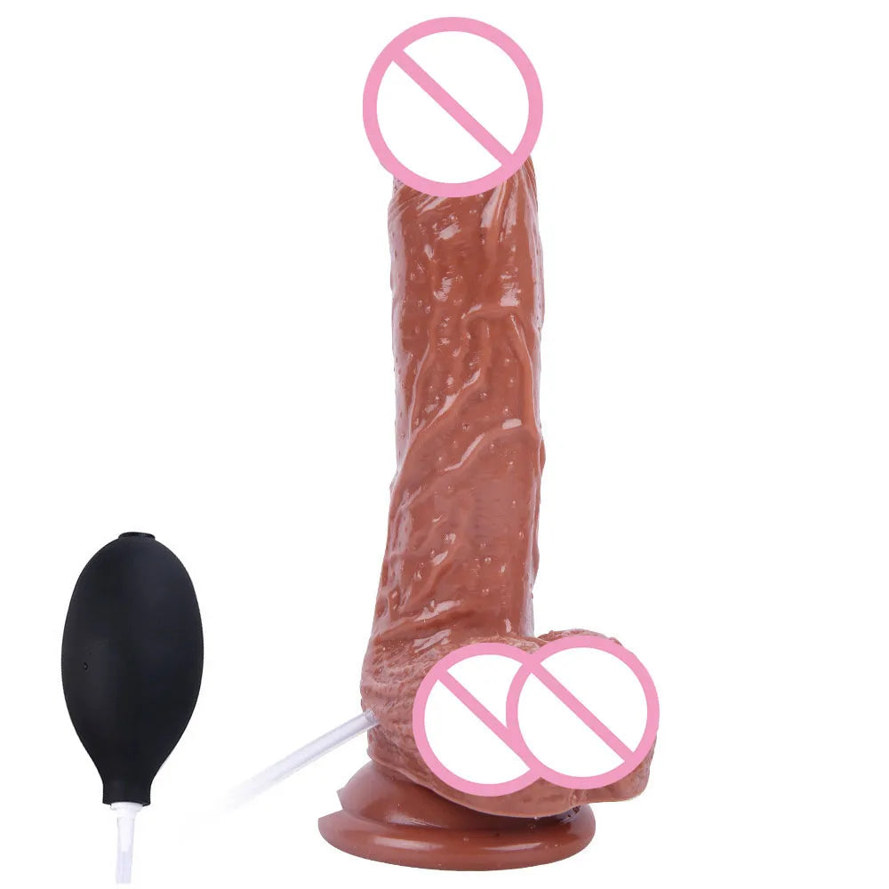 Penis Squirting Realistic Silicone Dildo