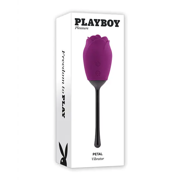 Playboy Petal Rechargeable Silicone Tongue Flicking Vibrator Wild Aster