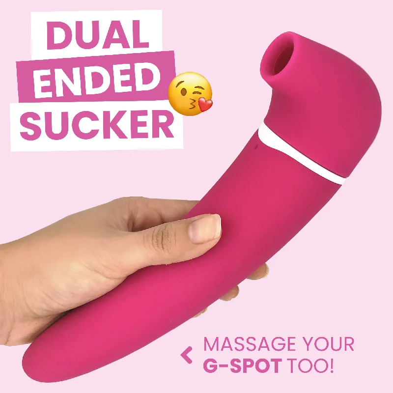 Dual-Ended Premium Clit Sucker & G-Spot Vibrator