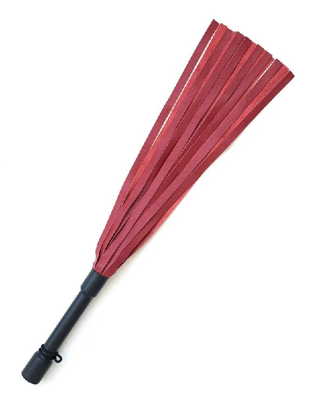 Red Devil Leather Flogger by Dragontailz