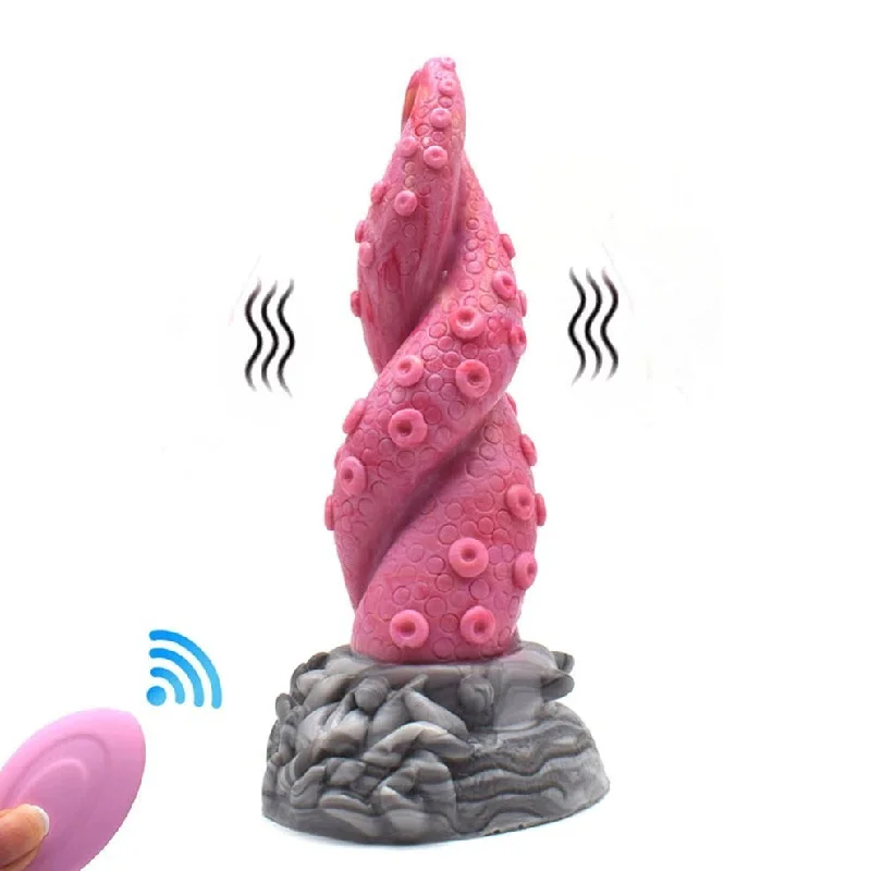 Remote Control Vibrating Butt Plug With Sucker