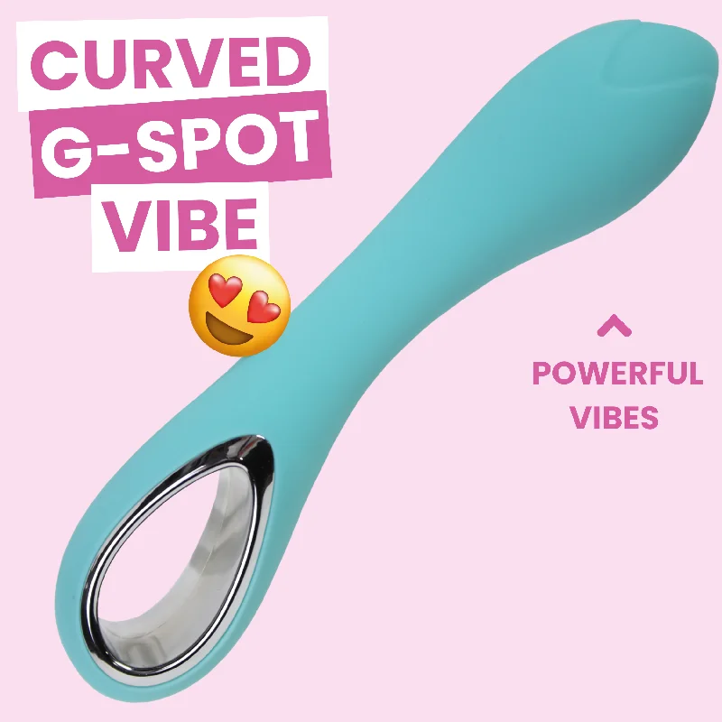 Silicone Multi-Function G-Spot Vibrator With Looped Handle