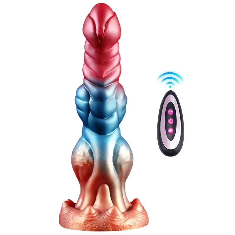 Terry - 10 Inch Thrusting Dildo - Fantasy Knotted Dildo