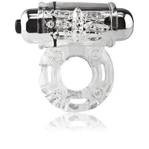 TheScreamingO - O Wow Super Powered Vibrating Cock Ring (Clear)