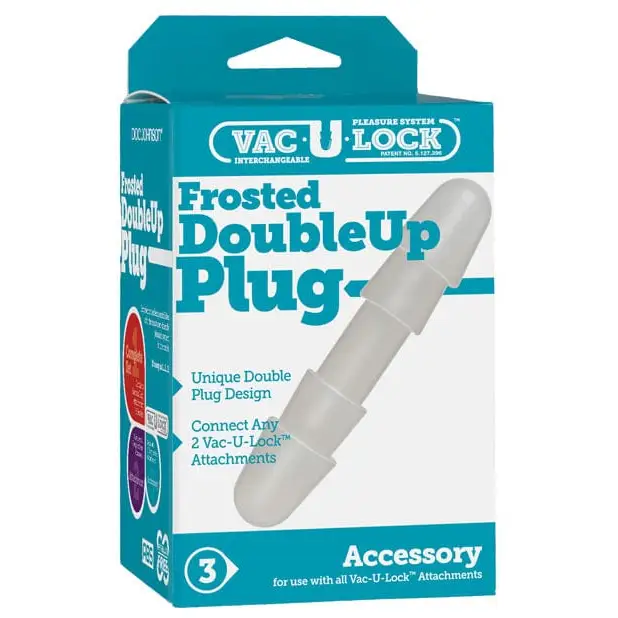 Vac-u-lock Double Up Plug - White