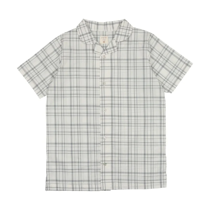 Analogie Collar Shirt - Light Blue Plaid