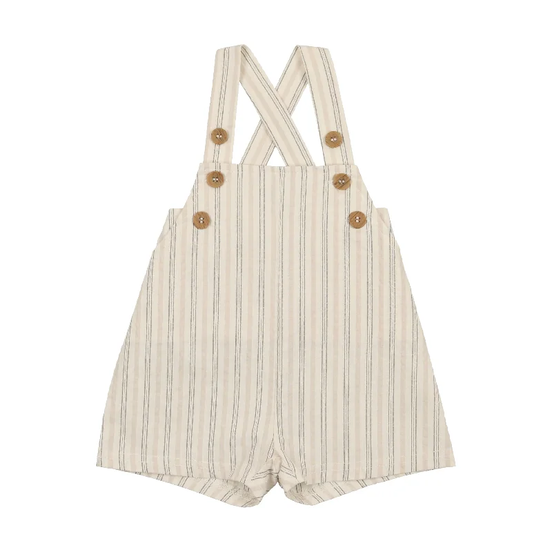 Analogie Linen Overalls - Multi Stripe