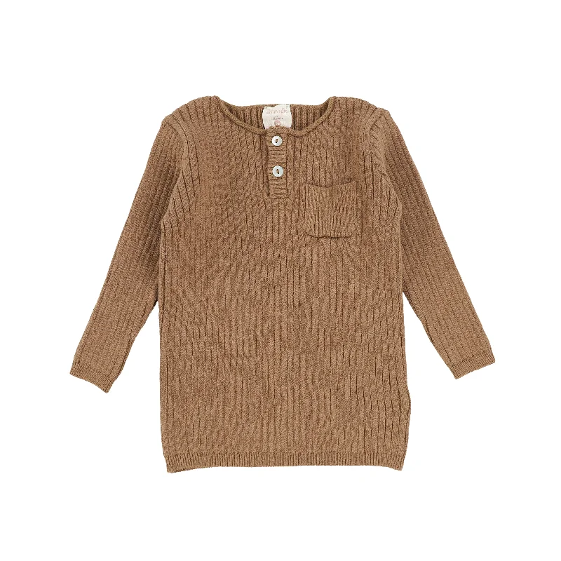 Analogie Pocket Sweater - Cinnamon