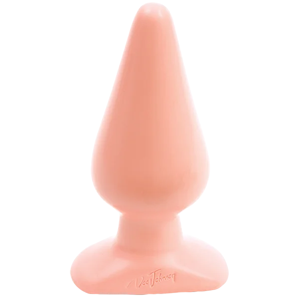 Classic Smooth Butt Plug - Large, White