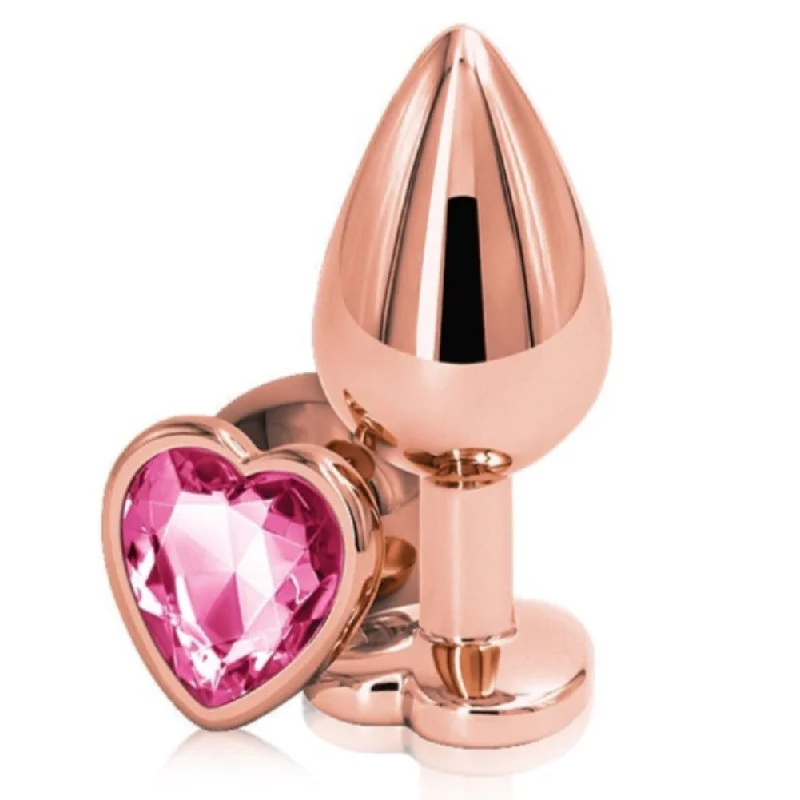 Rose Gold With Pink Heart