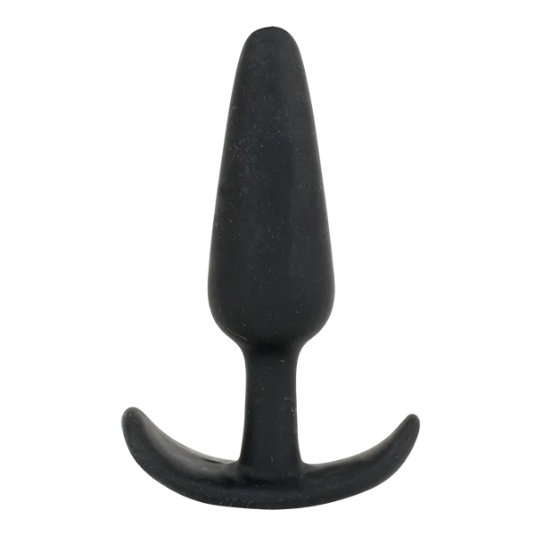 Mood Naughty 1 3.5" Silicone Plug - Medium, Black