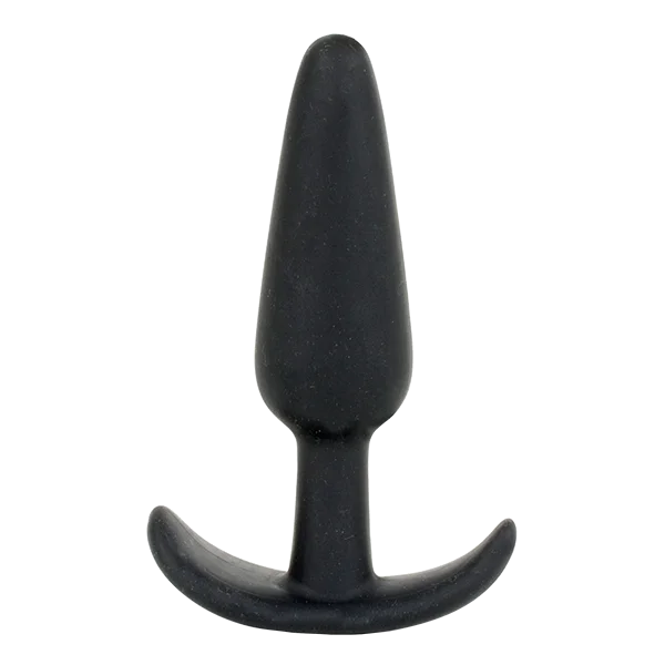 Mood Naughty 1 3" Silicone Plug - Small, Black