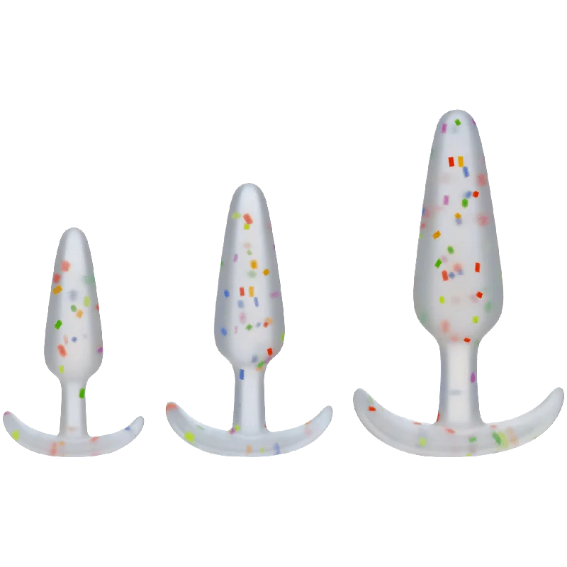 Pride Silicone Anal Trainer Set - Multi-Colored