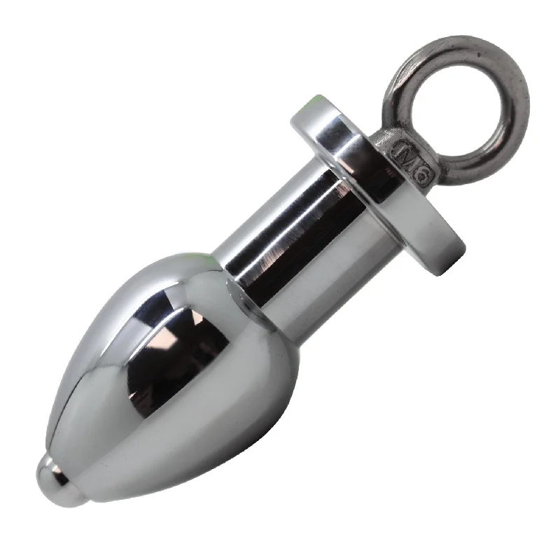 Thru Hole Enema Metal Butt Plug With Removable Core