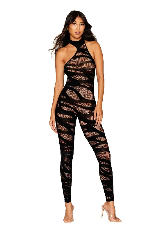 Asymmetrical Knitted Bodysuit