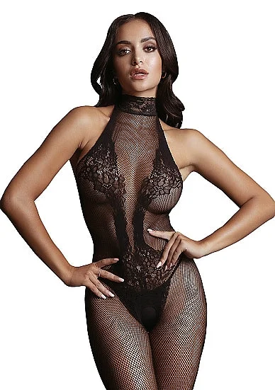 Fishnet And Lace Bodystocking